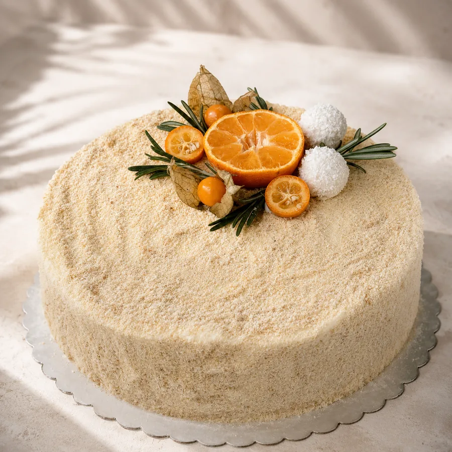 Napoleon Cake With Citrus